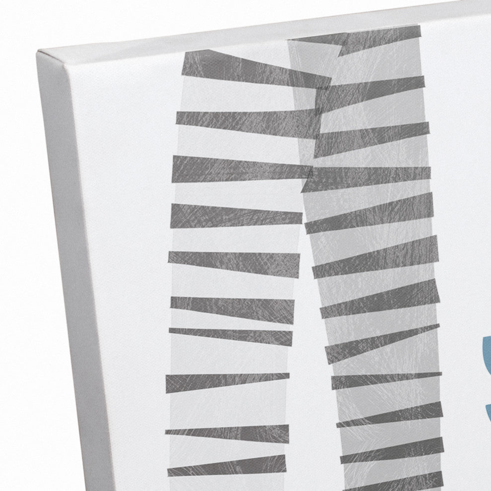 Be Yourself Zebra 14x11 Canvas Wall Art