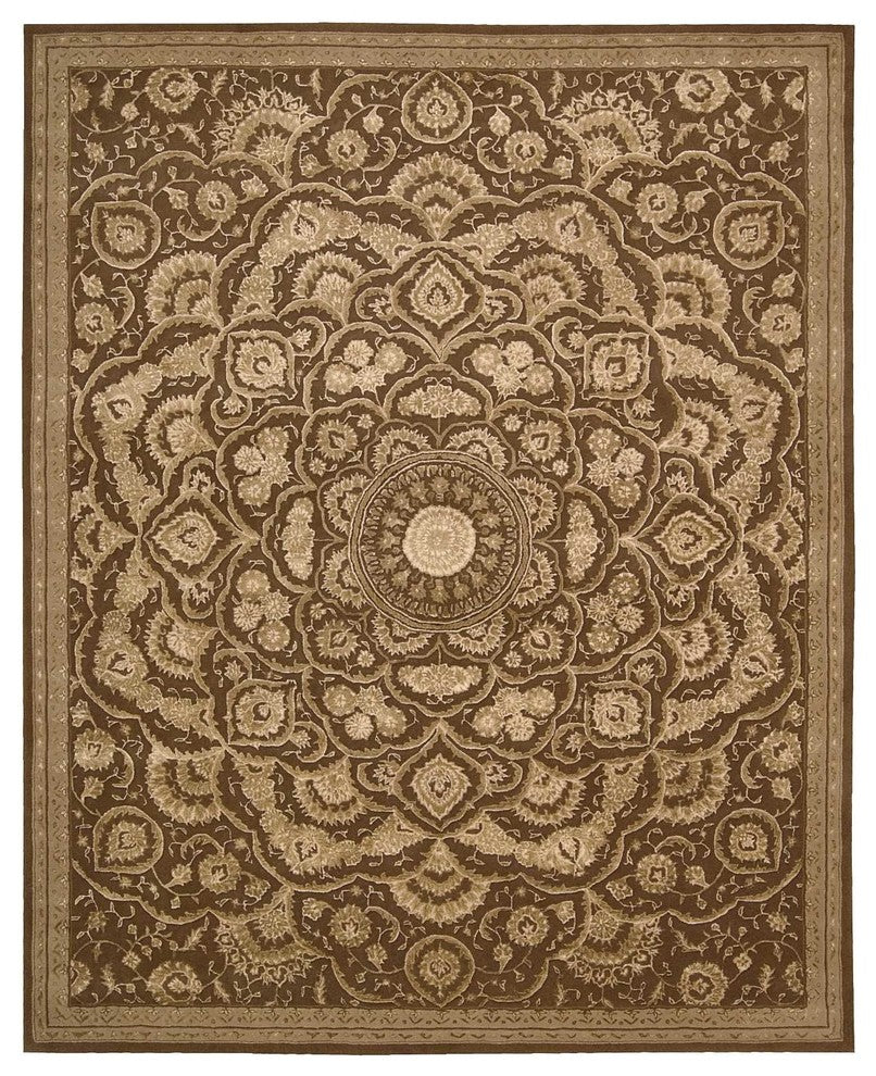 NOURISON REGAL CHOCOLATE AREA RUG
