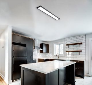 Delgado 48'' LED Linear Flush Mount - 277V - Black