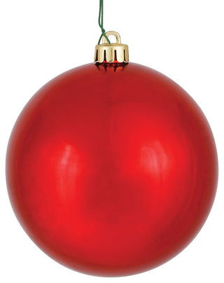 2.4" Red Shiny Ball Uv 24/Bag