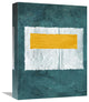 "Green And Yellow Abstract Theme 4" Fine Art Print