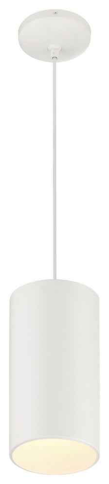 Matte White One Light Pendant from the Pilson XL Collection