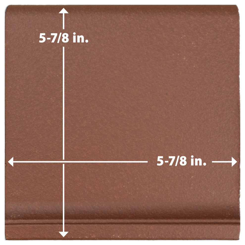 Quarry Cove Base Red II Ceramic Floor and Wall Trim