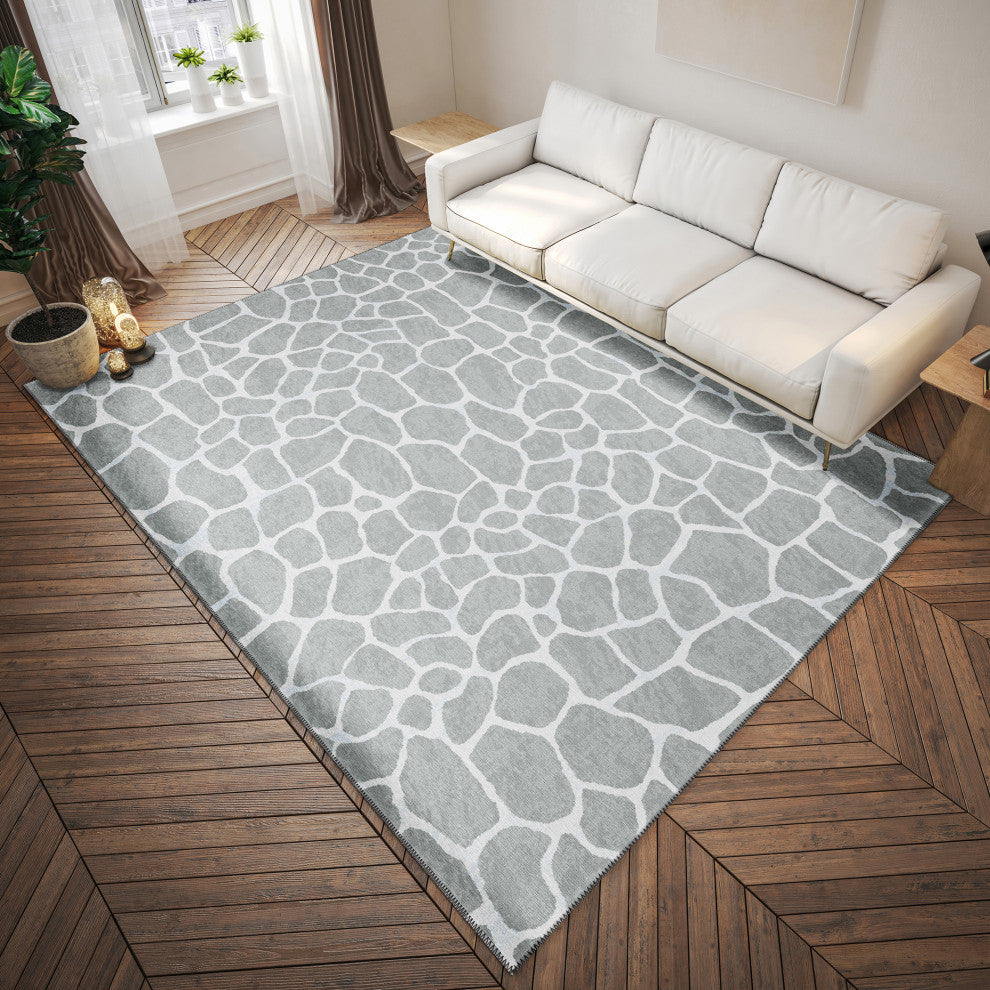 Indoor/Outdoor Mali ML4 Flannel Machine Washable 9' x 12' Rug