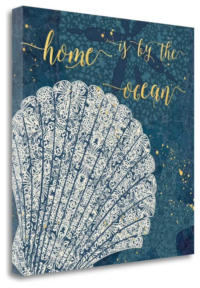 "Coastal Lace III" By Jess Aiken, Giclee Print on Gallery Wrap Canvas