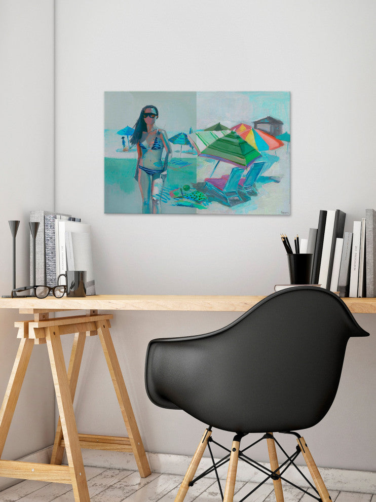 "Nautical Fun" Painting Print on Wrapped Canvas, 60"x40"