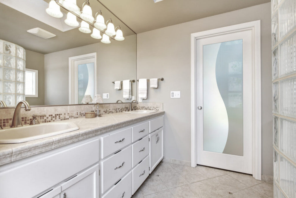 Interior Prehung Door or Interior Slab Door - Divise - Primed - 28" x 96" -...