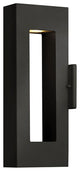 Hinkley Atlantis Medium Wall Mount Lantern, Satin Black