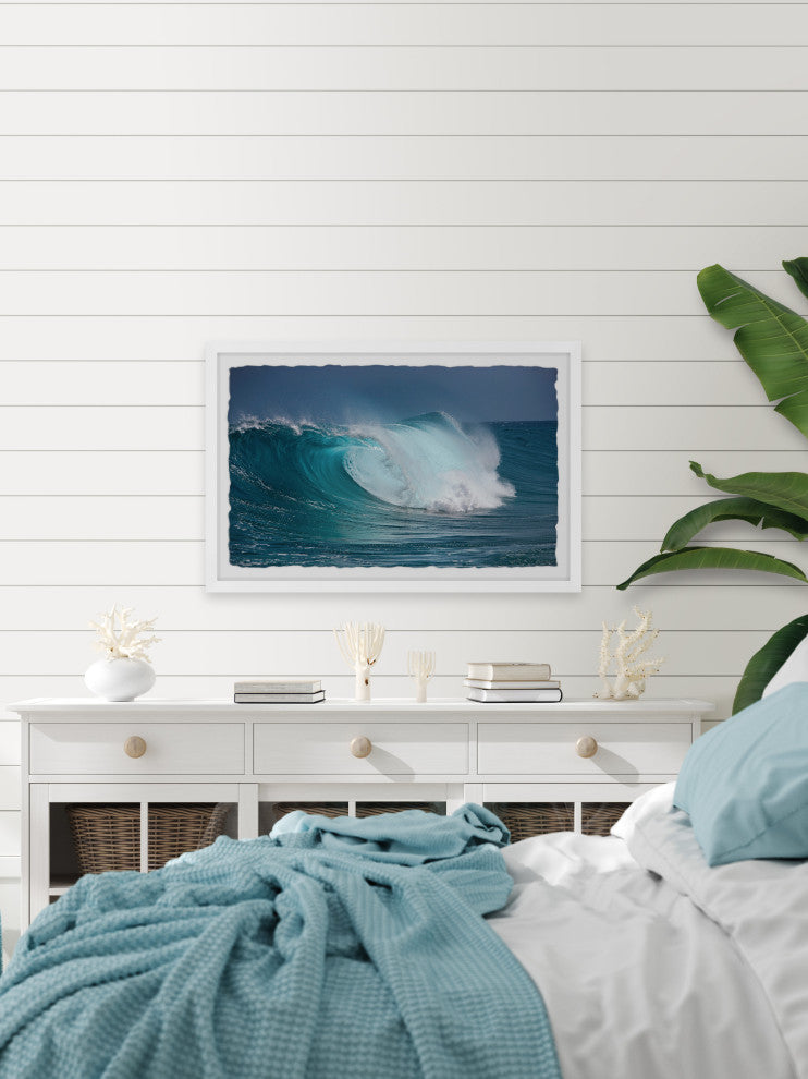 "Ocean's Roar" Framed Painting Print, 45x30