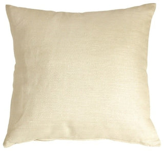 Pillow Decor - Tuscany Linen Cream 20 x 20 Throw Pillow