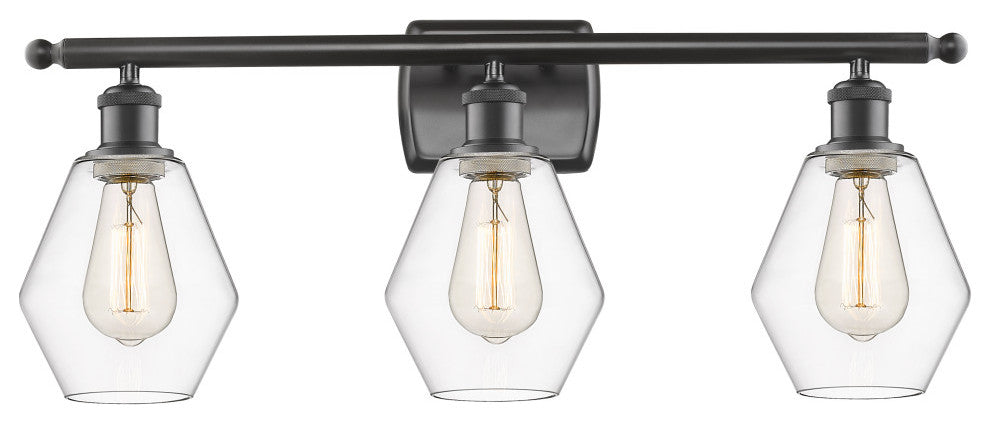 Innovations 516-3W-OB-G652-6-LED 3-Light Bath Vanity Light, Oil Rubbed Bronze