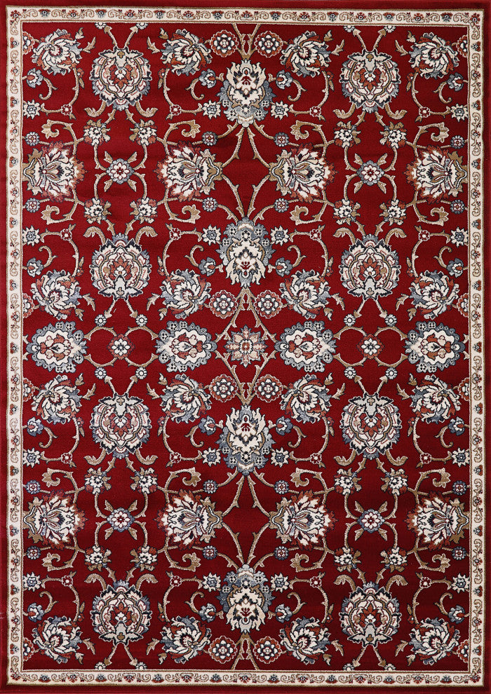 Melody Red Rug, 5'3"x7'7"