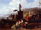 Hendrik Mommers Port Scene With Figures Gathered By A Statue Wall Decal