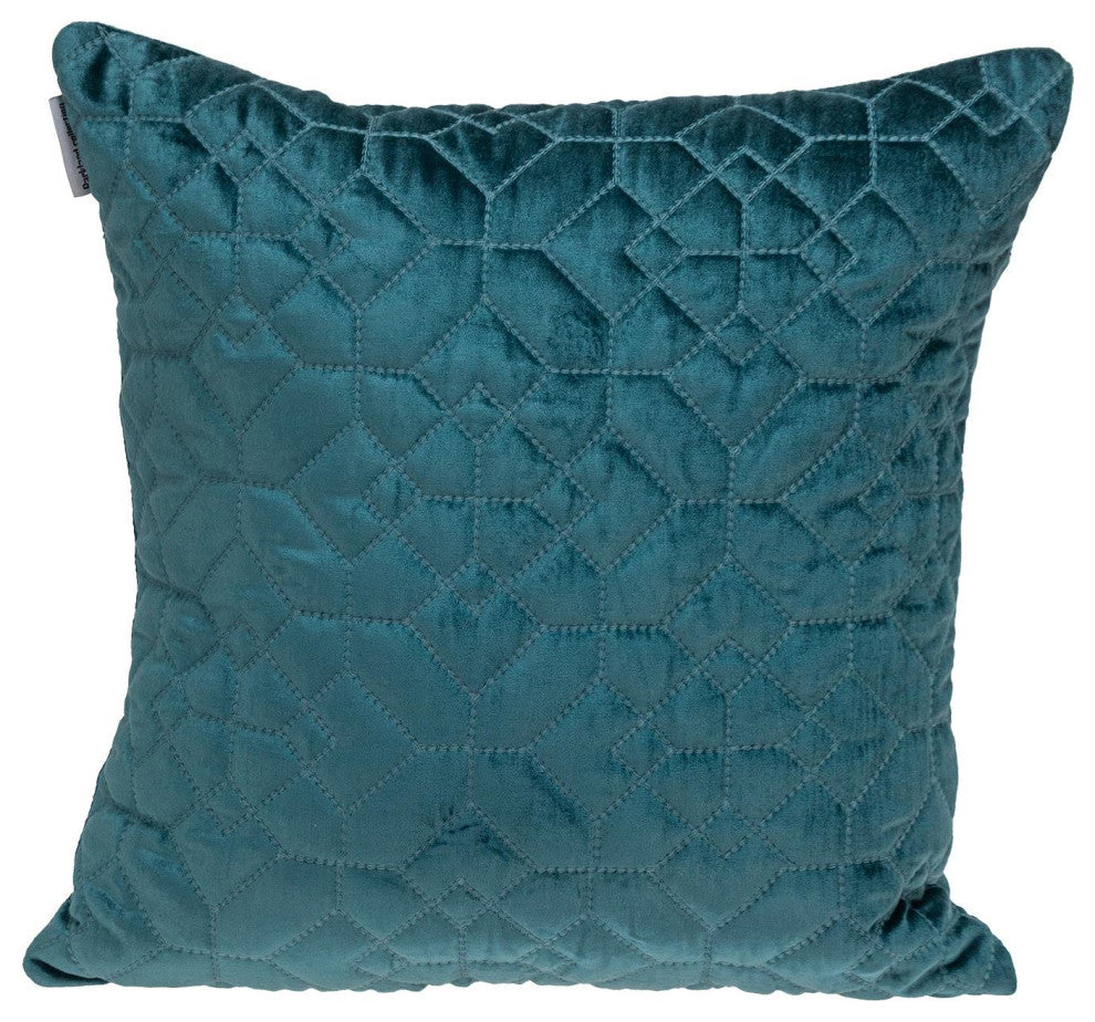 Parkland Collection Sora Teal Throw Pillow, Square