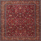 Ahgly Company Indoor Square Traditional Area Rugs, 7' Square