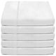 Bare Home Flat Top Sheets - Multi-Pack, White, King, Set of 5