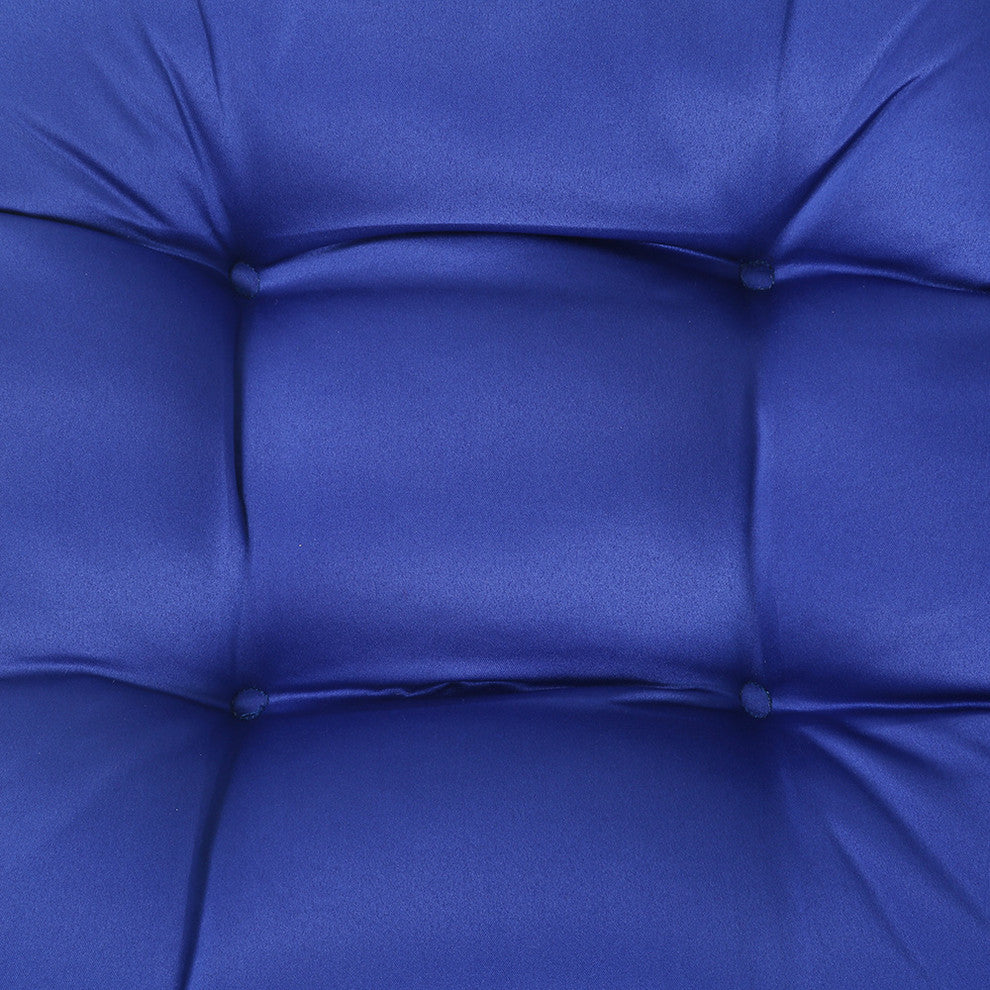 LNC Indoor Seat Cushions Dining Chair Cushion Sapphire Blue, Set of 2