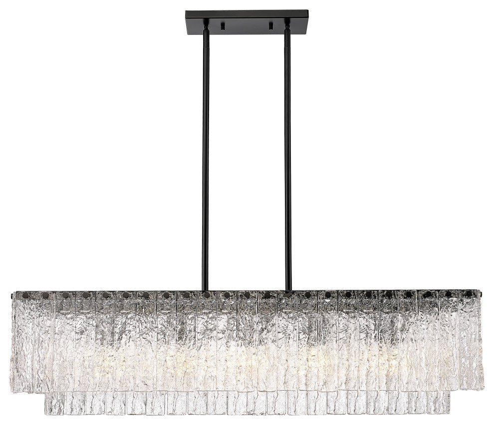 Zlite 1943-42L-MB 5-Light Island, Clear