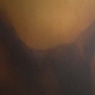 Rios Gold and Red Painted With Acid Wash Metal Wall Art