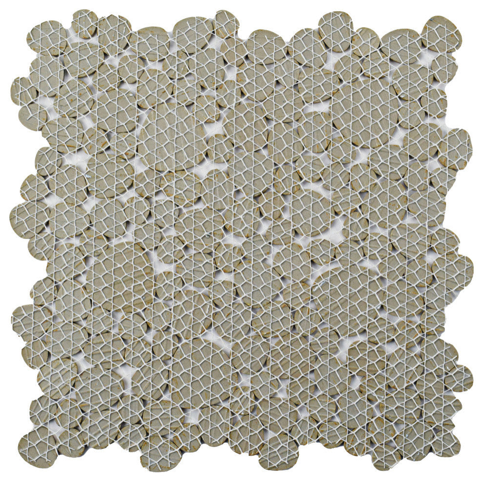 Pebble White Porcelain Floor and Wall Tile