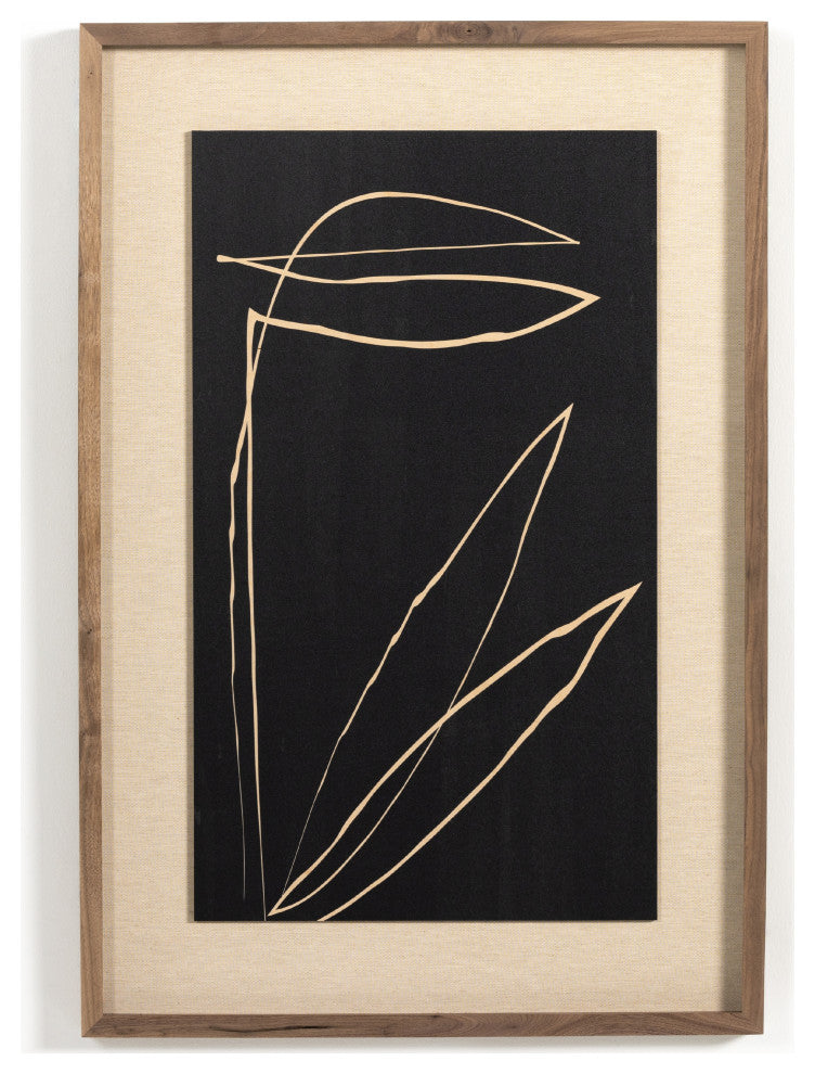 Abstract Botanic Line Drawing Roseanne