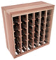 36-Bottle Deluxe Wine Rack,  Redwood, Satin Finish