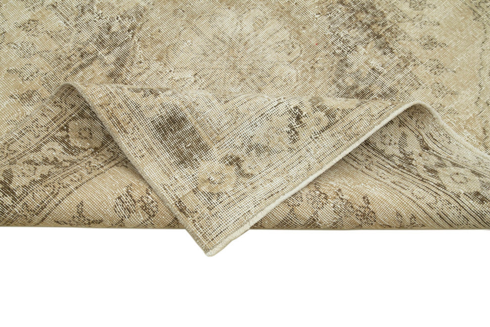 Rug N Carpet - Handwoven Turkish 4' 10" x 12' 7" Contemporary Runner Rug