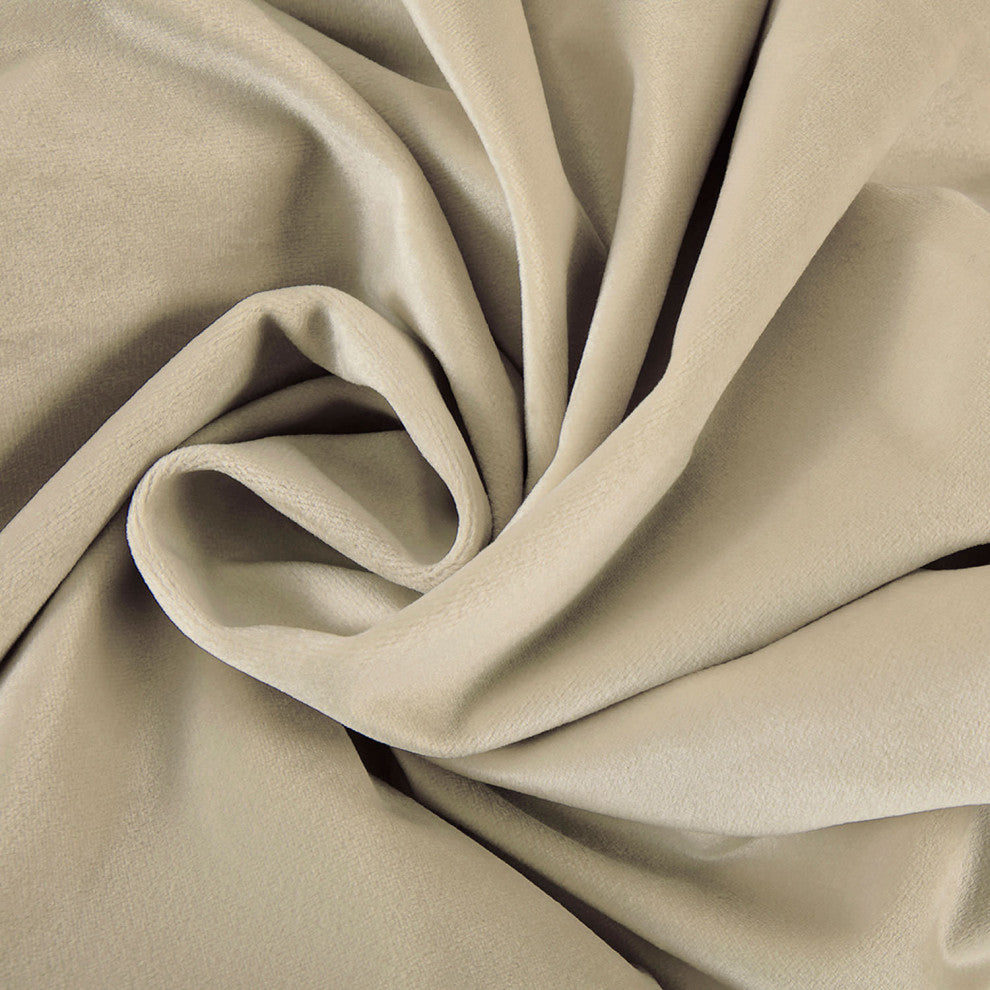 Macchiato Beige Heritage Plush Velvet Fabric Sample, 4Wx4L