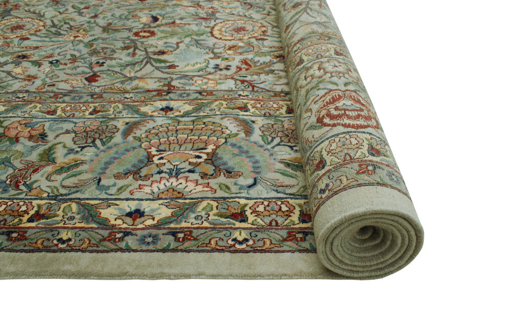 Pak-Persian Dilek Gray/Gold Rug, 9'1x12'3