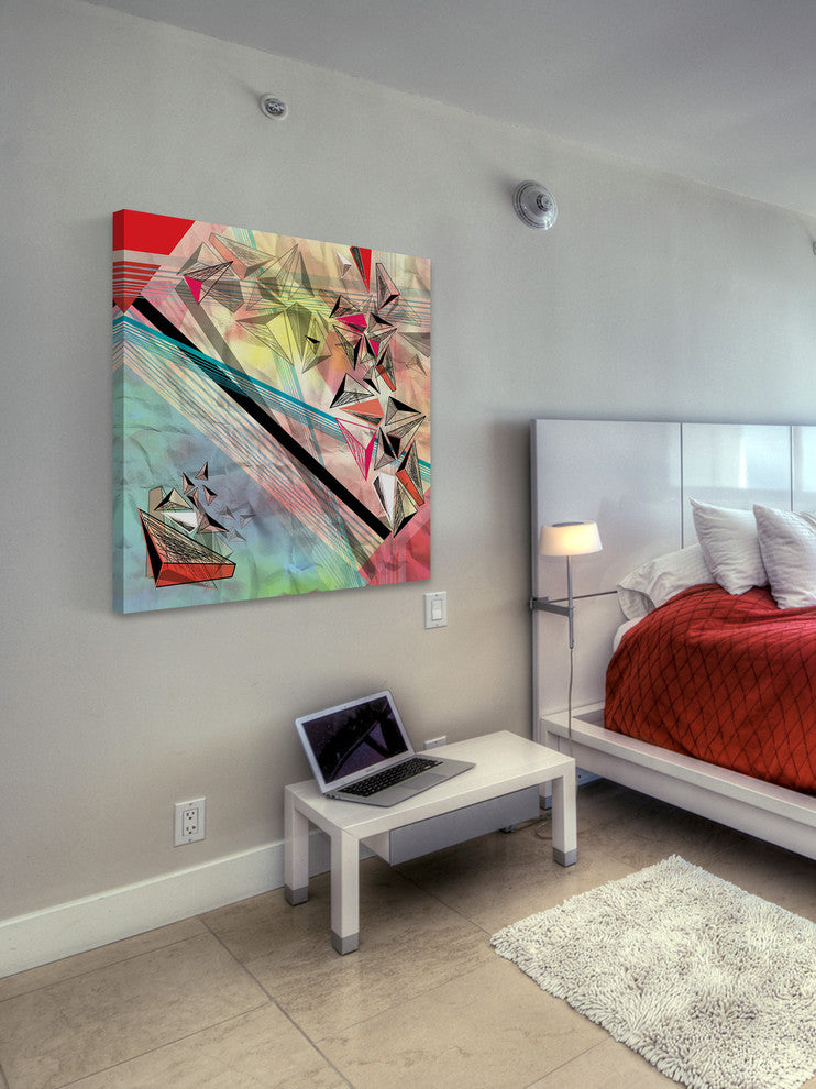 "Reflecting Journey" Painting Print on Canvas