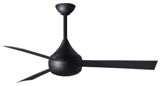 Donaire Paddle Fan Integrated LED, Matte Black, Matte Black Blades