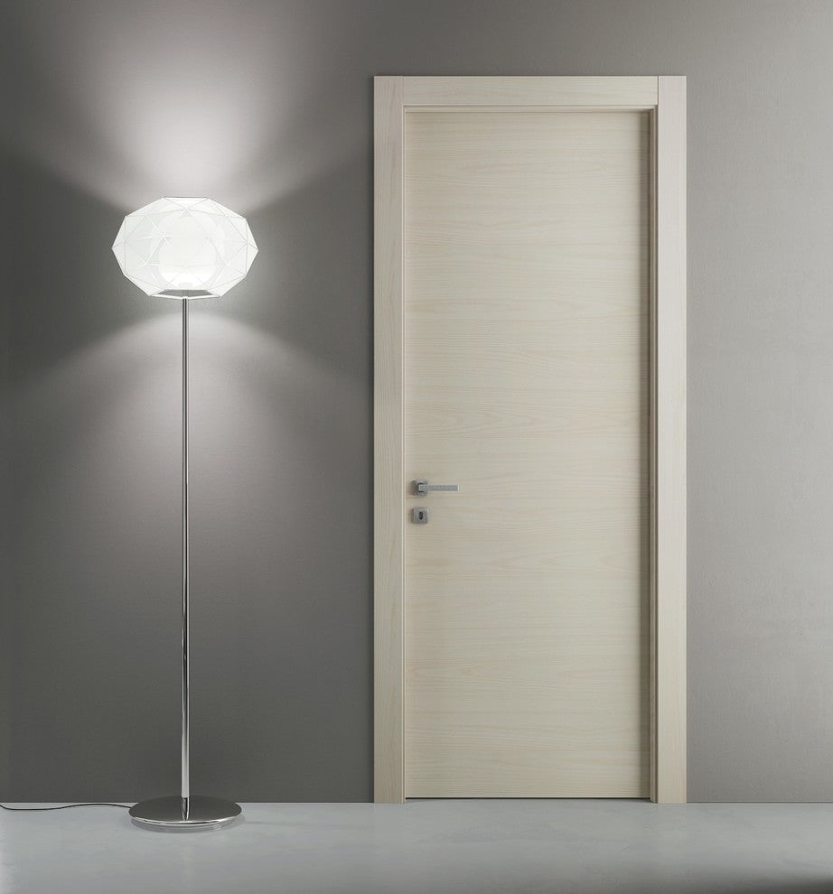 Pre-Hung Solid Interior Door 24 x 80 & Hardware | Planum 0010 Milk Ash