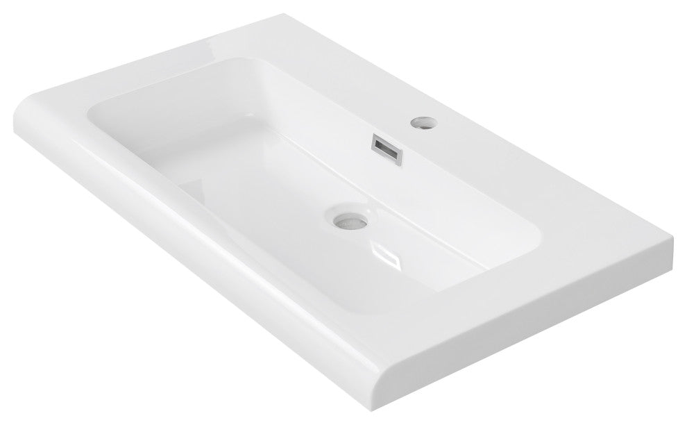 32" Solid Surface Resin Streamline K-1108-32 Vanity Top
