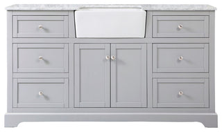 Home Living 22" Farmhouse Grey-Light Bathroom Vanity