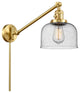 Bell Swing Arm With Switch, Satin Gold, Seedy, Seedy