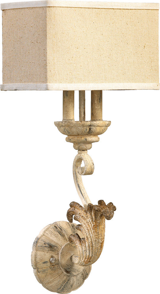 Florence 2-Light Wall Mount, Persian White