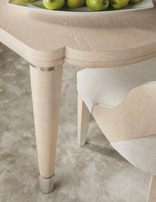 Nouveau Chic Rectangle Dining Table With1-22in Leaf