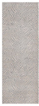 Unique Loom Meghan Finsbury Rug, Gray and Ivory, 2'x6' Runner