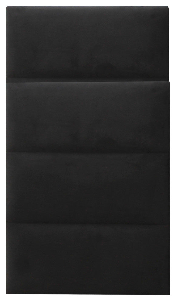 Eliana Black Velvet King Wings, Set of 2