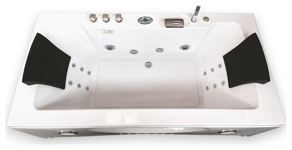 Whirlpool Bathtub 71"x36" Hot Tub Double Pump With Heater, Harmony