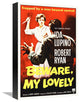 "Beware My Lovely" Stretched Canvas Giclee by Hollywood Photo Archive, 11x16"