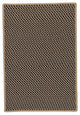 Colonial Mills Point Prim IM13 Black Indoor/Outdoor Area Rug, Rectangular 2'x10'