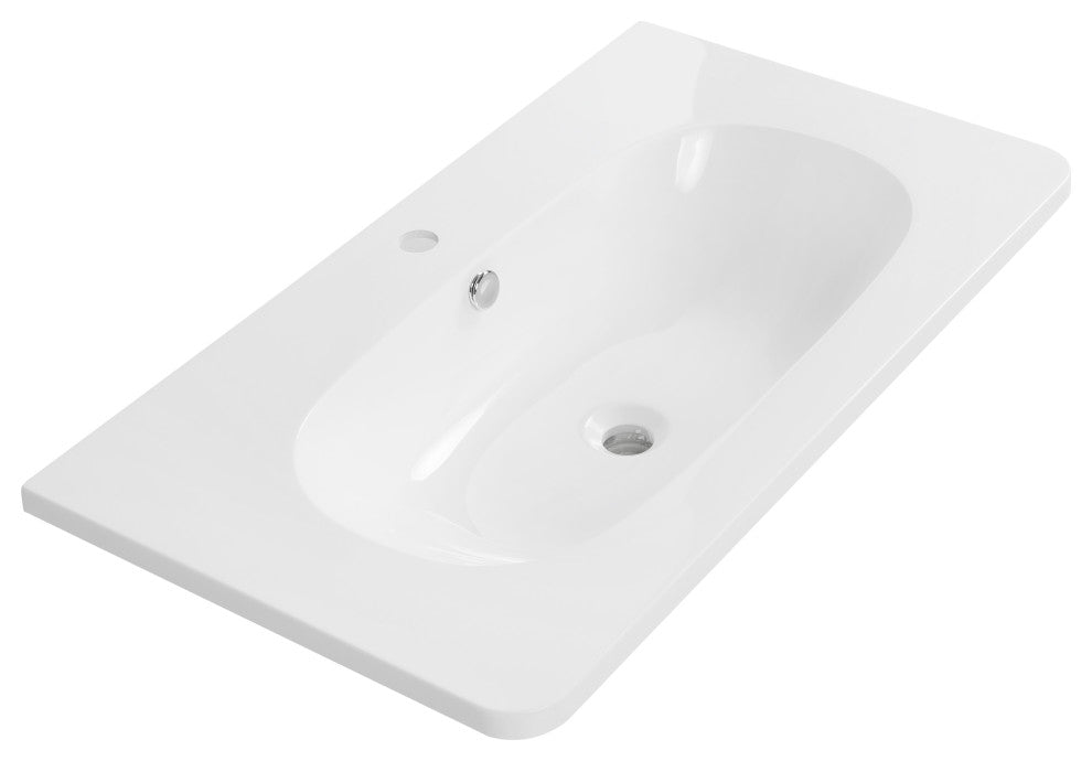 34" Solid Surface Resin Streamline K-1210-34 Vanity Top