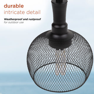 Alpine Solar Hanger with White LED Light, 10"