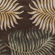 KAS Havana 2617 Espresso Fern View Area Rug, 30"x50"