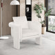 Sloan Velvet Accent Chair, Cream