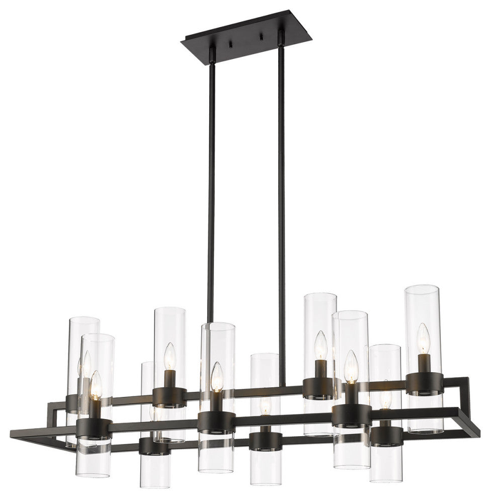 Zlite 4008-10MB 10-Light Island/Billiard, Clear