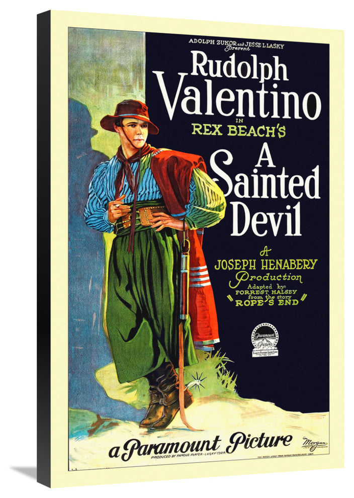 Rudolph Valentino, A Sainted Devil, 1924, 20x30