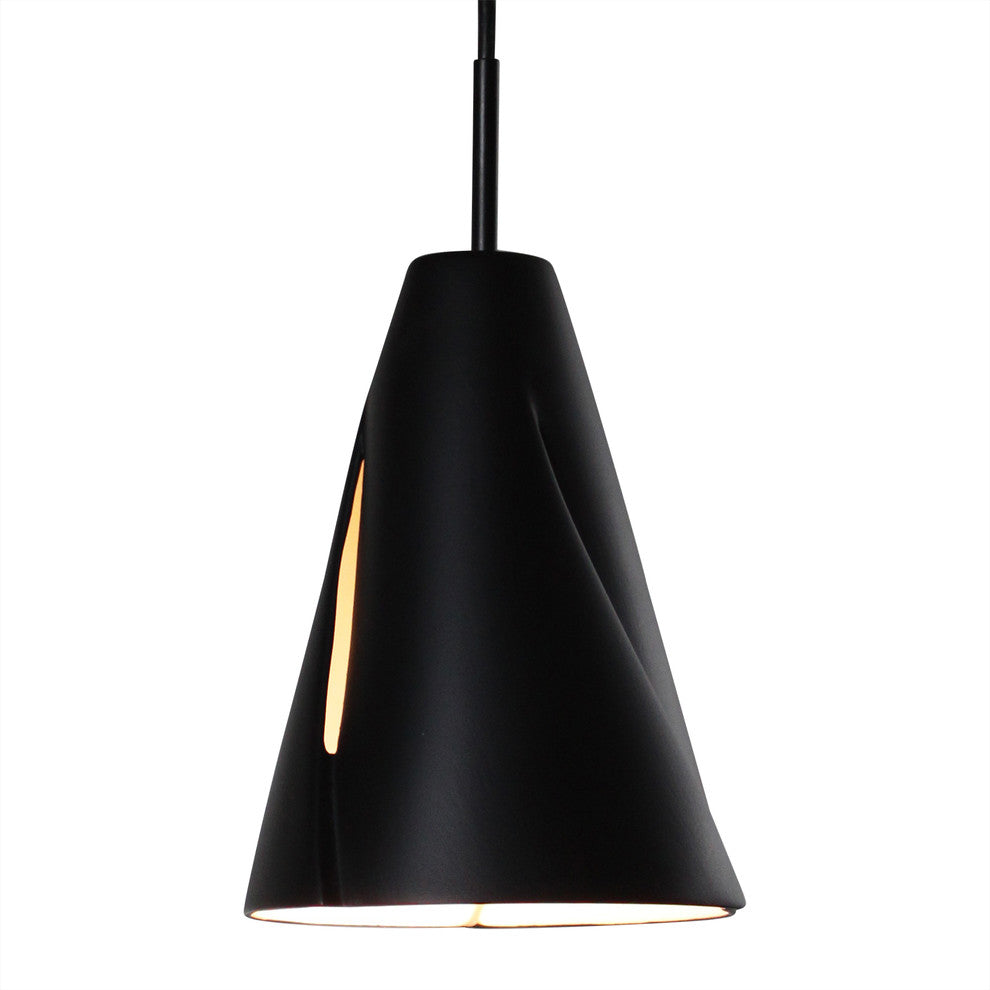 Whirl Mini Pendant, Slate Black
