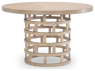 Biscayne Complete Round Pedestal Table